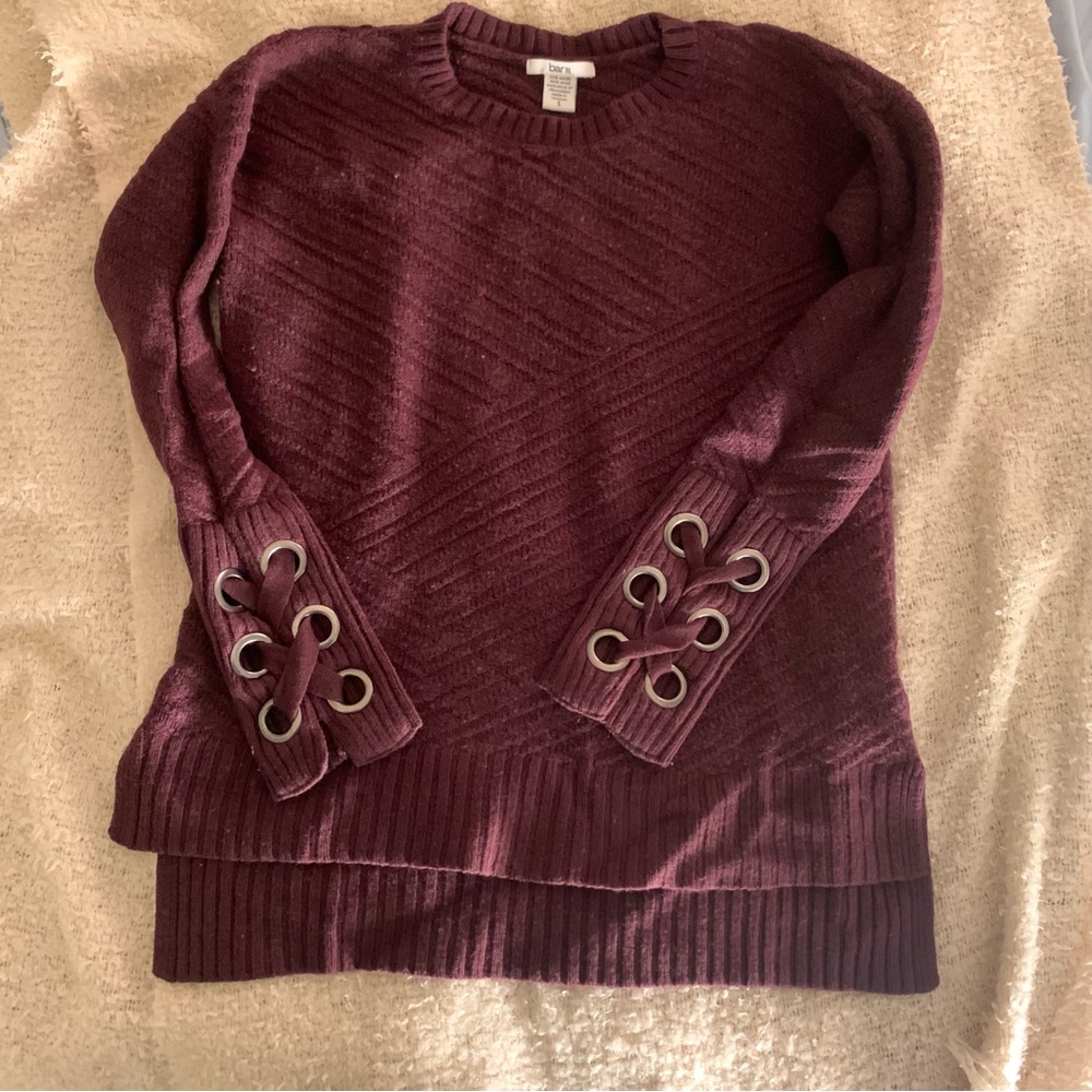 bar III purple sweater